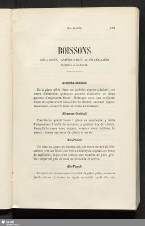 Boissons