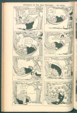 Aventuras de don Juan Barrigón : La siesta