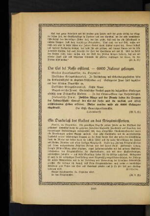 Der Col del Rosso erstürmt. - 6000 Italiener gefangen.