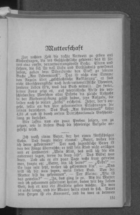 Mutterschaft