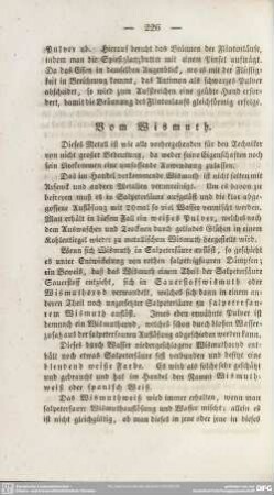 Vom Wismuth