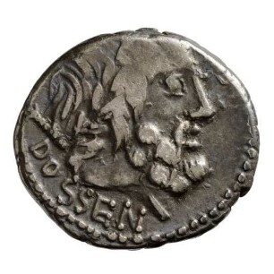 Münze, Denar (serratus), 87 v. Chr.