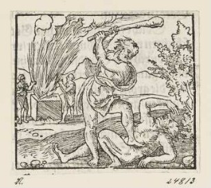 Kain und Abel, aus: Adam Reißner, "Jerusalem", Frankfurt am Main 1563