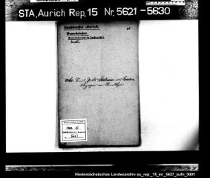 Hausierkonzessionen und -gesuche: Samuel Pinkus Italiener aus Emden, Schausteller