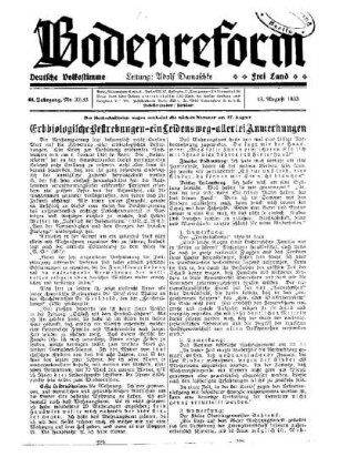 32/33: Heft 32/33