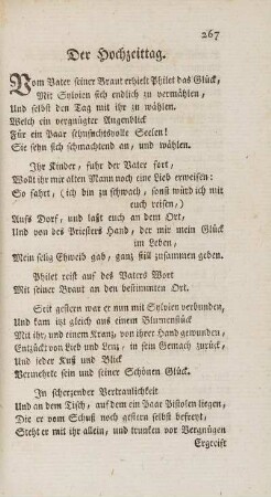 Der Hochzeittag