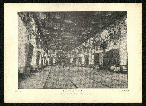 Schloss Weikersheim. Festsaal. Ansicht.