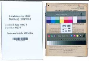 Entnazifizierung Wilhelm Nonnenbroich , geb. 01.02.1886 (Schlosser)