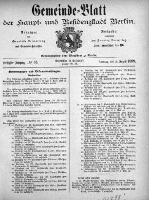 1889,33: No. 33, 18. August 1889