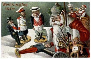 Kriegs-Erinnerungs-Karte: Ser.XIV,6 87240 Weihnachten 1914 (verboten)