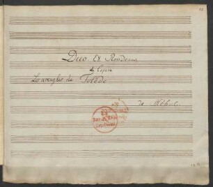 Les Deux Aveugles de Tolède. Auszüge; V (2), orch