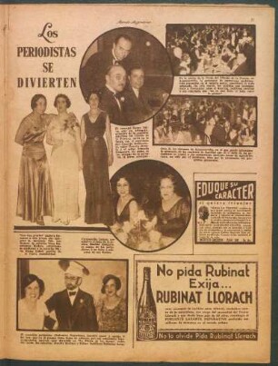 Los periodistas se divierten [Fotografías]