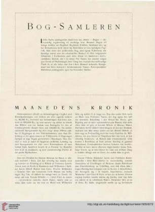 Bog-Samleren