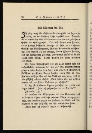 98-107, Die Männer im Eis