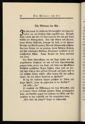 98-107, Die Männer im Eis