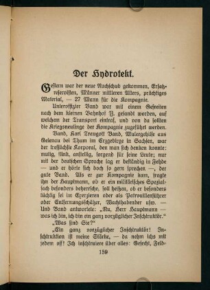 159-171, Der Hydrotekt