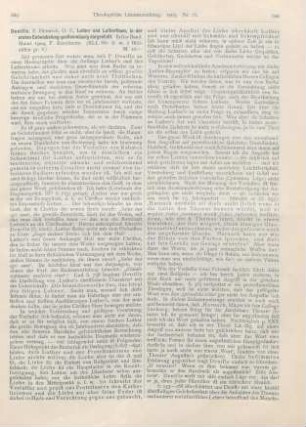 689-692 [Rezension] Denifle, P. Heinrich, Luther und Lutherthum, in der ersten Entwickelung quellenmässig dargestellt.Erster Band