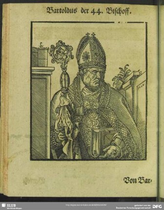 Bartoldus der 44. Bischoff