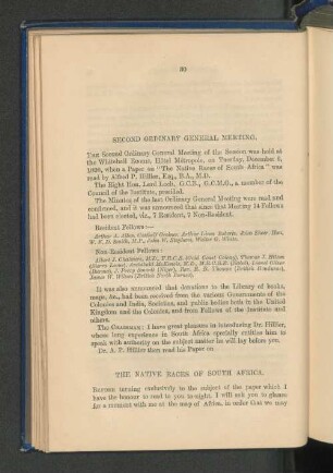 The Native Races of South Africa. Dr. A. P. Hillier.