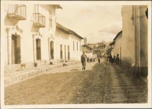Eine Straße in Sucre