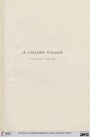 Le Gallerie Italiane