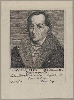 Bildnis des Lavrentivs Schaller