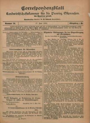 Nummer 26. 27. Juni 1900.