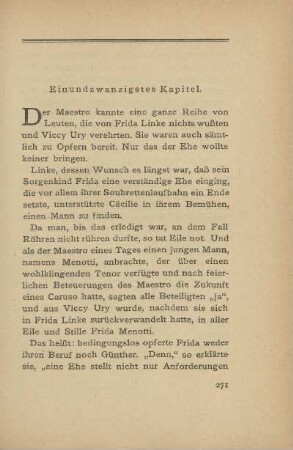 Einundzwanzigstes Kapitel