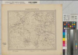Hannover (Königreich/Provinz) topographische Karte Blatt 38 Bahrenburg 1836-1848 (1878-1889) 1 geogr. Meile = 7,3 cm 29,5 x 36,5 Stich: Karl Jättnig, Hannover; Hermann Bormann; W. Brose; Wild jun. A. Papen, Premier Lieutenant B Nr. 116