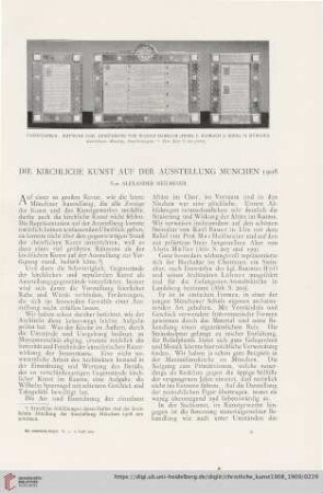 5: Die kirchliche Kunst auf der Ausstellung München 1908