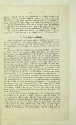 7. Das Seminargebäude