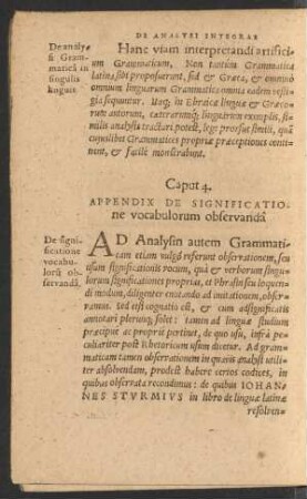 Caput 4. Appendix De Significatione vocabulorum observanda