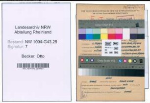 Entnazifizierung Otto Becker , geb. 04.02.1908 ()