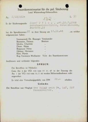 Pflug, Josef