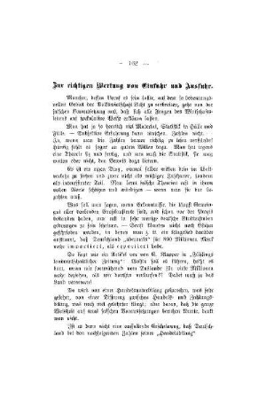 Zur richtigen Wertung von Einfuhr und Ausfuhr