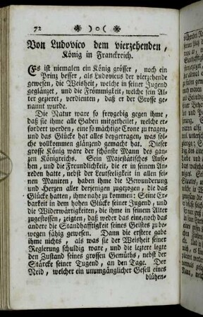 Von Ludovico dem vierzehenden, König in Franckreich. - Von der Zunge.