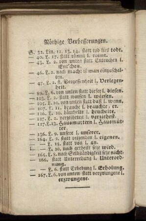 Nöthige Verbesserungen