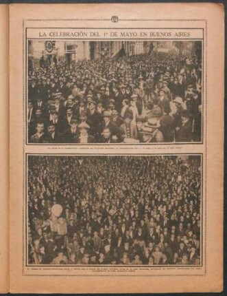 La celebración del 1° de mayo en Buenos Aires