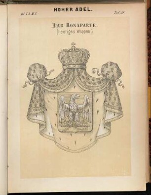 Taf. 55. Haus Bonaparte. (heutiges Wappen.)