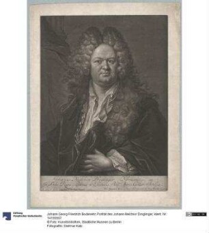 Porträt des Johann Melchior Dinglinger