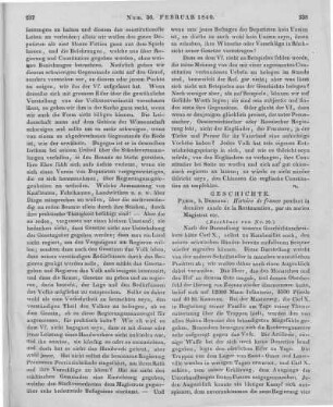 Boullée, A. A.: Histoire de France, pendant la dernière année de la restauration. Bd. 1-2. Paris: Desenne 1839 (Beschluss von Nr. 29)