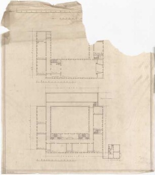 Grund, Peter; Lünen; Berufsschule - Grundriss 1. OG; Grundriss 2. OG