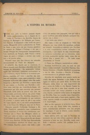 A véspera da batalha