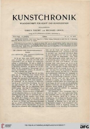 Heft 22 (20. April 1899)