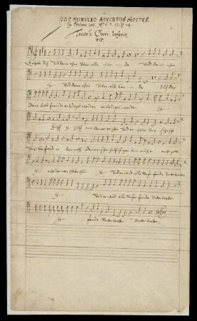 Tenor 2 Chori Inferioris (Erhebe sich Gott)