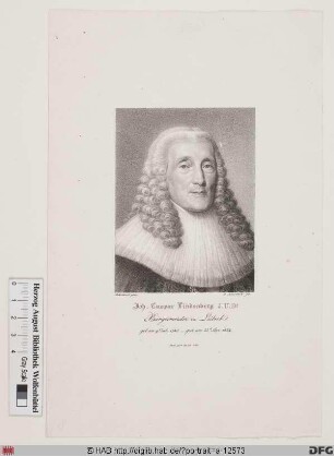 Bildnis Johann Caspar Lindenberg