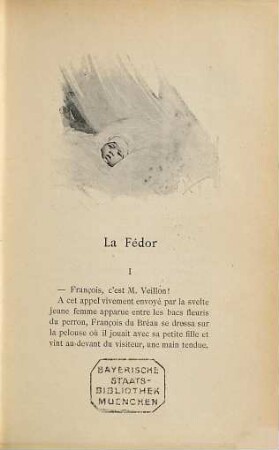 La Fédor : pages de la vie