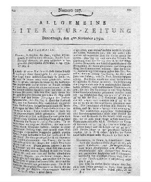 Medicinisches und physisches Journal. St. 22. Hrsg. von E. G. Baldinger. Göttingen: Dieterich 1790