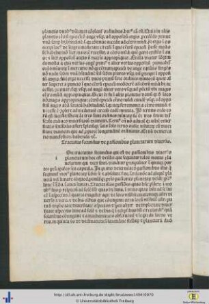 Tractatus secundus de passionibus planetarum diversis