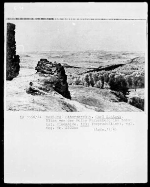 Blick von der Ruine Frauenberg ins Lahntal
